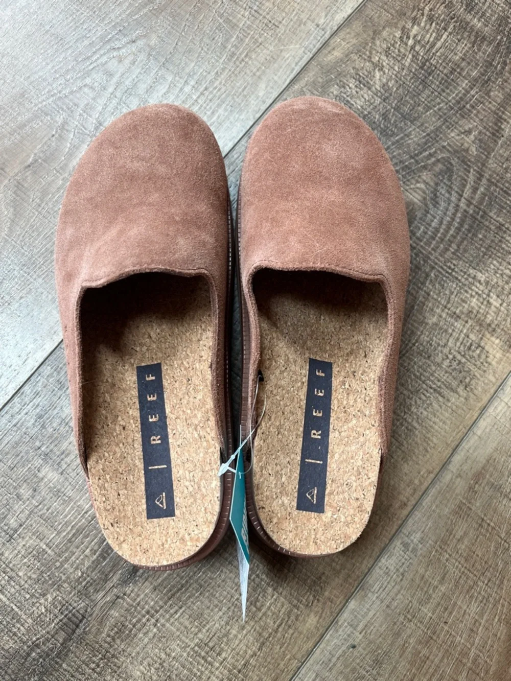 Reef Walnut Suede Slip-On Platform Mule - Picture 4 of 5